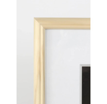 Detailansicht eines Bilderrahmens aus Holz