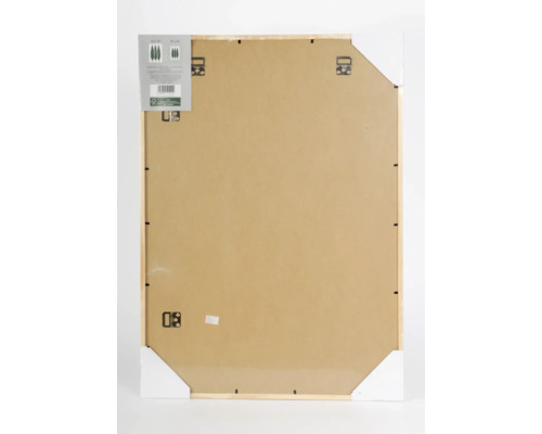 Rückseite eines Bilderrahmens mit Aufhängern