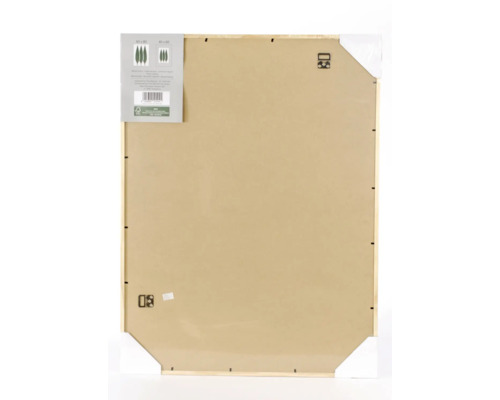 Rückseite eines Holzbilderrahmens