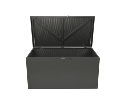Boîte de rangement extérieure ouverte