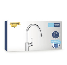 Emballage d''un robinet de cuisine Grohe avec système Quickfix