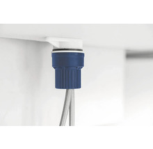 Robinet d''équerre avec flexible de douche et flexible d''alimentation