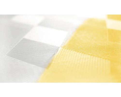 Detailaufnahme eines Stoffes mit Schachbrettmuster