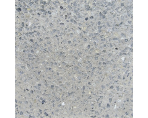 Nahaufnahme einer Betonoberfläche mit Steinen