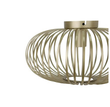 Plafonnier en métal avec conception de cage