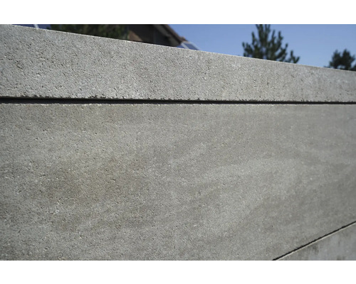 Vue détaillée d'un mur en pierre de béton