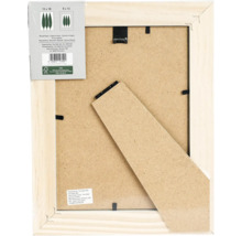 Holzbilderrahmen mit Aufsteller auf der Rückseite