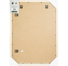 Rückseite eines Holzbilderrahmens mit Aufhängern