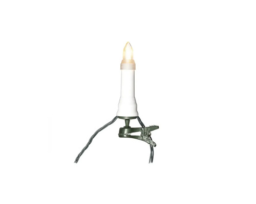 Guirlande lumineuse bougie avec clip de fixation