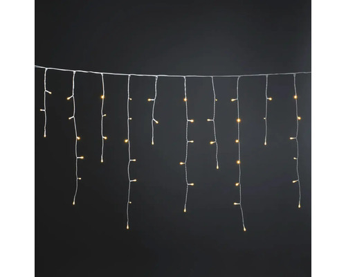 Guirlande lumineuse avec des gouttes LED suspendues