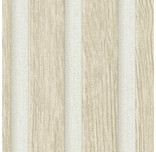 Papier peint aspect bois avec rayures verticales