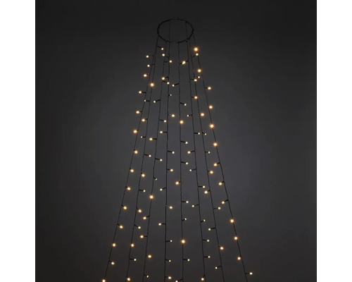 Guirlande lumineuse conique avec suspension en anneau