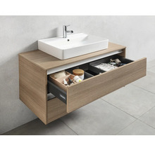 Meuble sous-lavabo avec tiroirs et vasque à poser