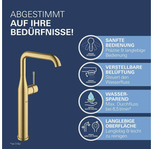 Goldene Küchenarmatur mit Produktvorteilen