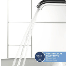 Wasserhahn mit einstellbarer Belüftung und Grohe Aquaguide