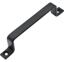Poignée étrier noire pour portes et meubles