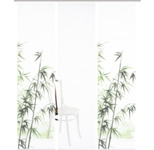 Schiebegardine mit Bambusmuster und Stuhldekor