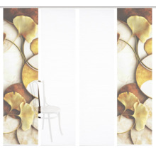 Schiebetür mit Ginkgo Blatt Motiv für Innenräume