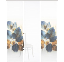 Schiebegardine mit Blättermotiv für Fensterdekoration