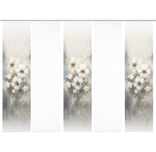 Schiebegardine mit Blumenmuster