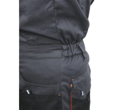 Vue détaillée d'un pantalon de travail avec poches et élastique