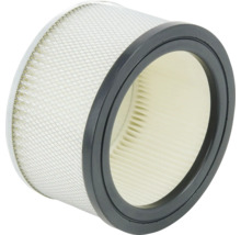 Runder Luftfilter mit schwarzem Rahmen