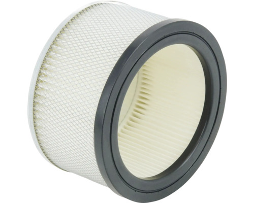 Runder Luftfilter mit schwarzem Rahmen