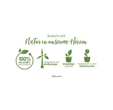 Caractéristiques de durabilité: Fabriqué à partir de matériaux 100% recyclés, produit avec de l'énergie éolienne, qualité durable, fabriqué aux Pays-Bas