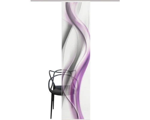 Rollbild mit Muster und Stuhl