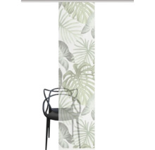 Schiebevorhang mit Pflanzenmuster und Stuhl