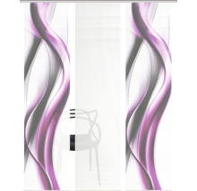 Schiebegardine mit Wellenmuster für Fensterdekoration