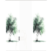 Schiebegardine mit Birkenbaum-Motiv