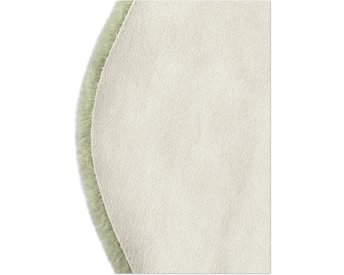 Tapis rond à poils