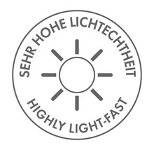 Sehr hohe Lichtechtheit