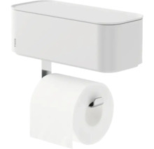 Toilettenpapierhalter mit Deckel und Toilettenpapierrolle