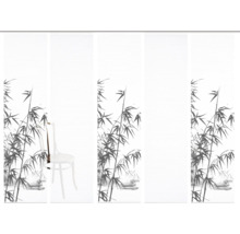 Schiebegardine mit Bambusmotiv