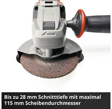 Winkelschleifer mit 115 Millimeter Scheibendurchmesser
