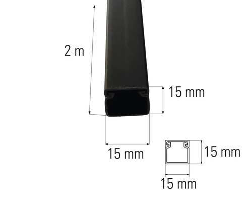 Abmessungen eines zwei Meter langen Profils