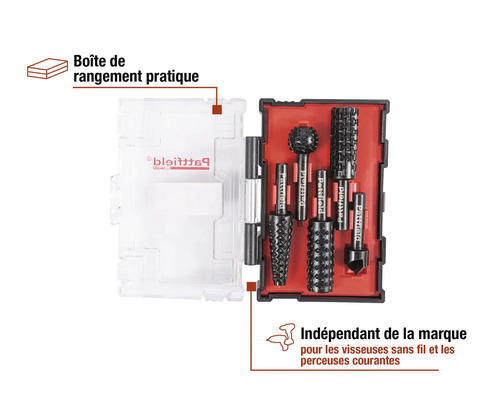 Set de fraises Pattfield dans une boîte de rangement