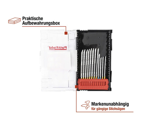 Stichsägeblätter Set in Aufbewahrungsbox