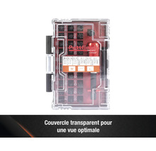 Jeu d’embouts Pattfield avec couvercle transparent