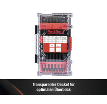Pattfield Bitset im transparenten Gehäuse