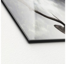 Detailansicht eines Glasbildes mit einem Motiv
