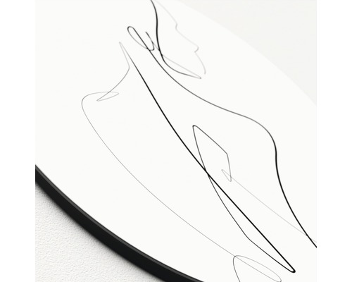 Tableau mural décoratif avec lignes abstraites