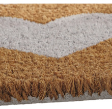 Paillasson en fibre de coco avec motif