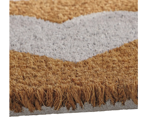 Paillasson en fibre de coco avec motif