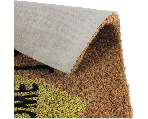 Paillasson en fibre de coco avec envers textile