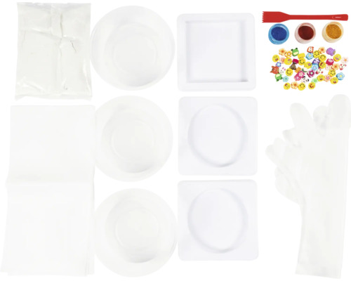 Kunstharz Giessform Set mit Giessharz, Formen, Farben, Spatel, Schutzhandschuh und Dekorationsmaterial