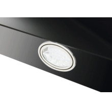 Detailansicht einer Dunstabzugshaube mit Beleuchtung