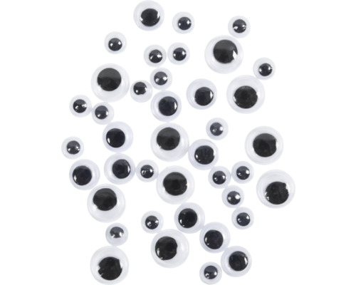 Verschieden grosse Wackelaugen